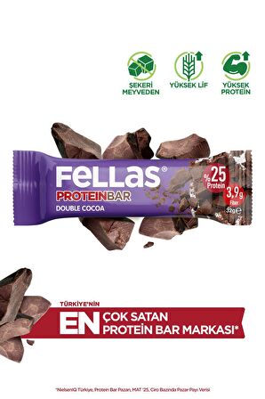 Protein Bar - Duble Kakaolu 32 gr x 12 Adet
