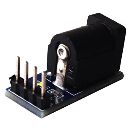 DC-005 5.5 x 2.1 mm Siyah DC Güç Adaptörü Jak Soketi Modülü