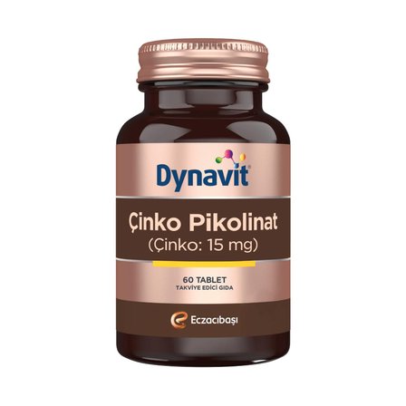 Dynavit Çinko Pikolinat 15 Mg 60 Tablet