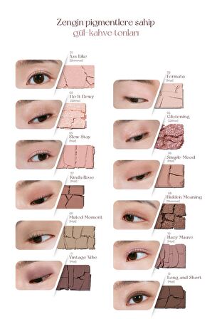 Çok Fonksiyonlu, Yoğun Pigmentli Far Paleti Clio Shade & Shadow Palette (02 Soft Depth)
