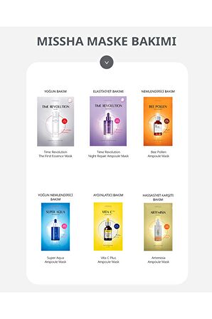 Yaşlanma Karşıtı Maske Time Revolution Night Repair Ampoule Sheet Mask 5X