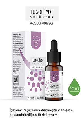 Erbatab Lugol İyot %5 20 ml