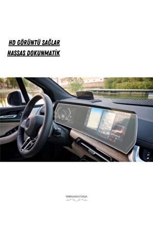 BMW X1 2024 Gösterge Panel ve Bilgi Ekranı Uyumlu Nano Ekran Koruyucu