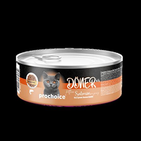 Prochoice Döner Bites Somonlu Yavru Kedi Konservesi 70 GR