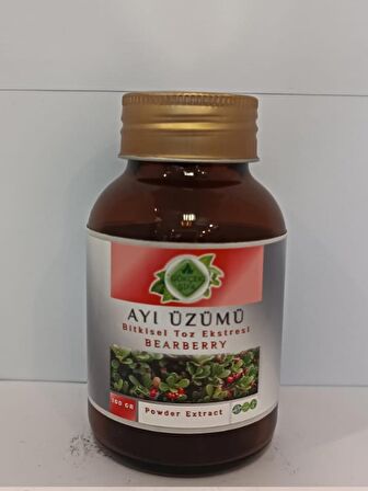 Ayı Üzümü Toz Ekstresi 100 Gr. Cam Kavanoz