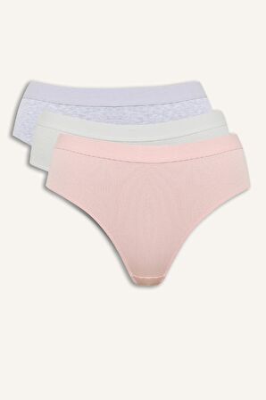 DeFacto Ribana 3'lü Brief Külot-Fall in Love E4926AX25SPPN681