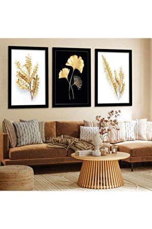 GÜMÜŞ AYNALI PLEKSİ ÇERÇEVELİ MİNİMALİST ALTIN SARISI MAVİ SOYUT ÇİZİM TABLO