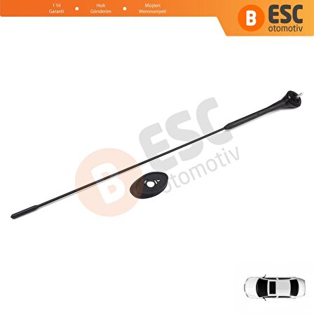 Ford Transit Custom Tourneo Connect Fiesta B Max EcoSport 9T1T18828AA İçin Radyo Tavan Anten Çubuğu