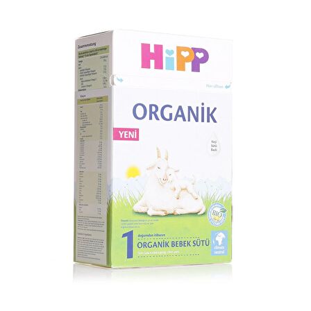 Hipp 1 Organik Keçi Sütü Bazlı Bebek Sütü 400 gr x 2 Adet
