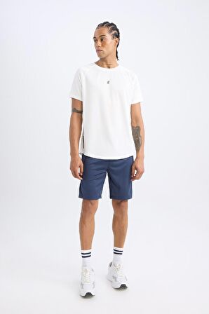 DeFactoFit Hızlı Kuruyan Slim Fit Dar Kesim Sporcu Standart Paça Şort V3030AZ25SPNV201