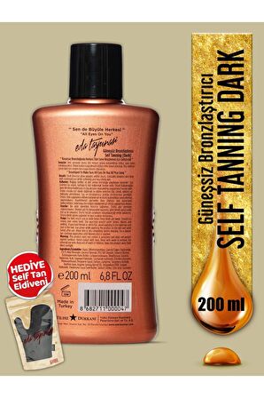 Eda Taşpınar Dark Güneşsiz Bronzlaştırıcı Self Tanning - 200 ML