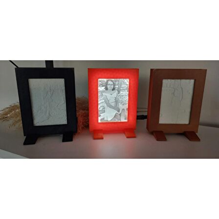 Kişiye özel 3D led ışıklı fotoğraf ve çerçeve