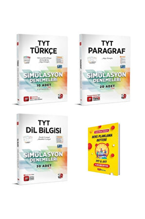 TYT Türkçe Paragraf ve Dilbilgisi 3lü Denemeleri