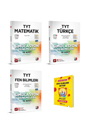 TYT Matematik Türkçe ve Fen Bilimleri 3lü Deneme Seti