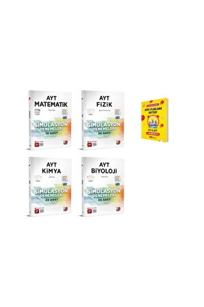 Ayt Matematik Fizik Kimya Ve Biyoloji Denemeleri 4lü Set