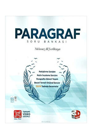 3d Tyt Paragraf Soru Bankası Video Çözümlü Yeni