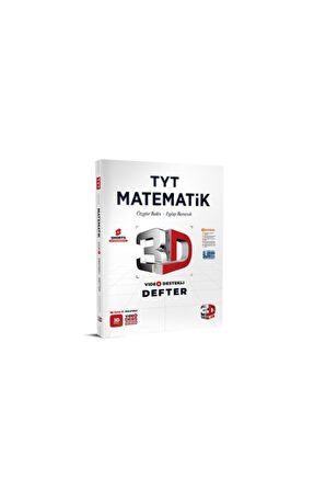 2025 TYT 3D Matematik Video Destekli Defter Fenomen Seçimi Ayraç Hediyeli