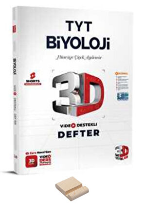 TYT 3D Biyoloji Video Destekli Defter