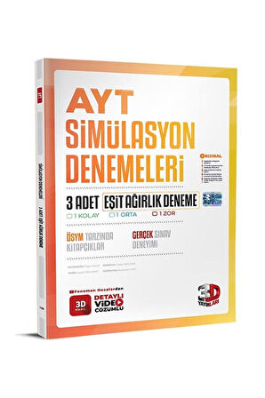 Ayt Eşit Ağırlık Simülasyon 3 Deneme Video Çözümlü