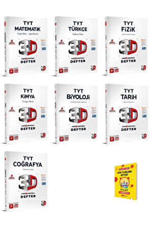 TYT Tüm Dersler Video Destekli Defter 7li Set