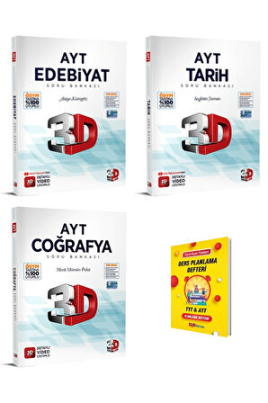 AYT Edebiyat Tarih ve Coğrafya Soru Bankası 3lü Sözel Set