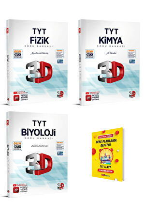 TYT Fizik Kimya ve Biyoloji Soru Bankası