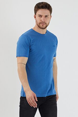 Slazenger SANDER I Erkek T-Shirt Indigo