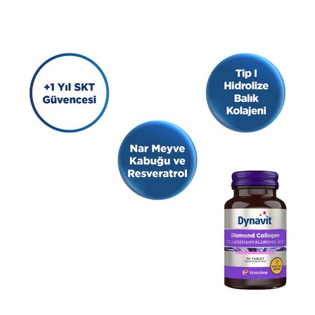 Dynavit Diamond Collagen Hyaluronic Acid 30 Tablet