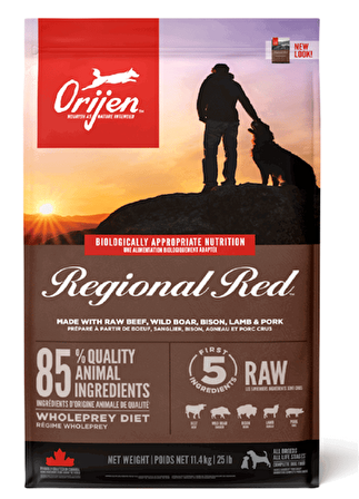 Orijen Regional Red Tahılsız Köpek Maması 11,4 Kg