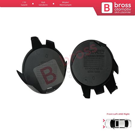 Renault Clio MK2 Symbol Thalia MK1 1998-2016 7701209099 İçin Sağ ve Sol Ön Tampon Sis Far Kapağı
