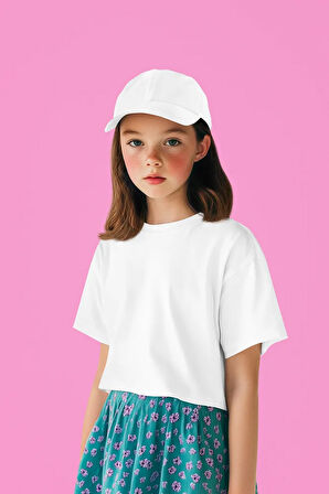 Basic Baskısız Unisex Çocuk Tişört (1-12 Yaş)