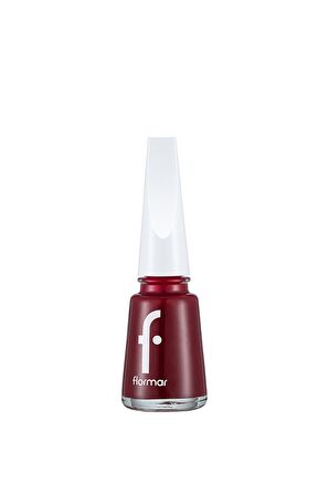 Flormar Klasik Parlak Bitişli Yüksek Pigmentli Oje - Nail Enamel- 385 Red Velvet New- 8682536035965