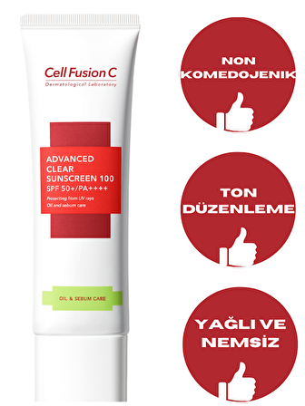 Cell Fusion C Tüm Cilt Tipleri Için Yüksek Koruyucu Advanced Güneş Kremi 100 Spf50 /pa 50 gr