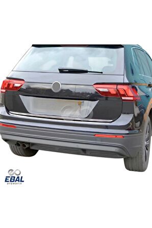 VW Tiguan Krom Bagaj Alt Çıtası 2016 ve üzeri Paslanmaz Çelik