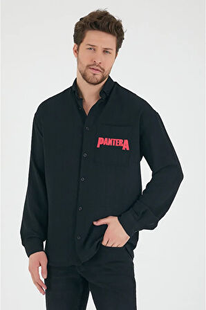Pantera Rock Metal Baskılı Unisex Müzik Grubu Gömlek