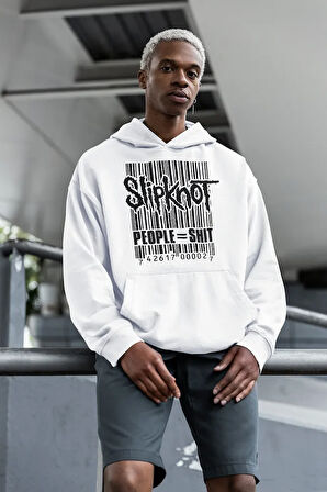 Slipknot Unisex Oversize Müzik Grubu Tasarım Hoodie