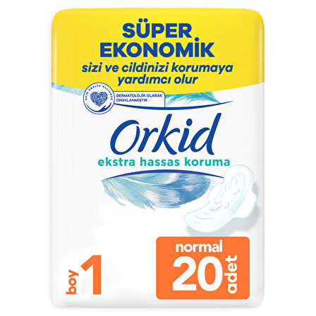 Orkid Extra Hassas Koruma Dörtlü Normal 20'li