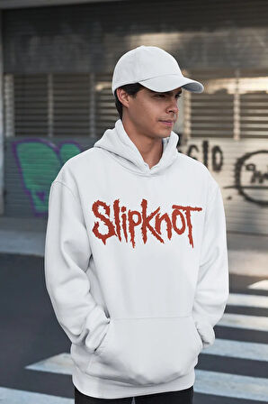 Slipknot Baskılı Unisex Oversize Müzik Grubu Rock Metal Hoodie