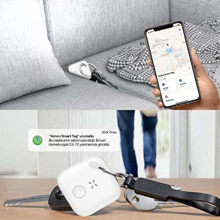 Xenon Smart Smart Tag Akıllı Takip Cihazı 3 adet (Apple Lisanslı)