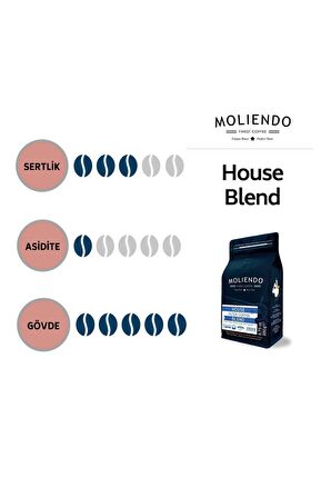 Moliendo House Blend Filtre Kahve ( Öğütülmüş Filtre Kahve ) 1000 G.