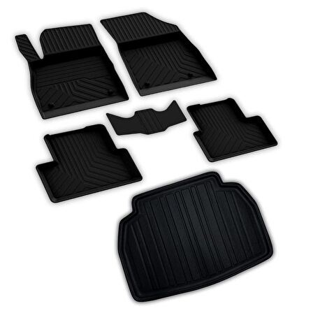 Toyota C HR Ferrous 4D Paspas ve Stepnesiz 3D Bagaj Havuzu 2016 2022