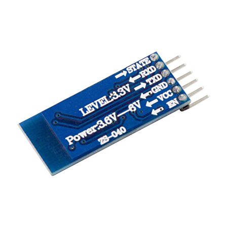 HC-05 6 Pin Kablosuz Bluetooth Modülü (Butonsuz) (Orjinal Çip)