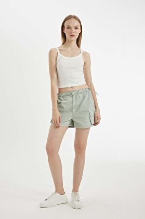 DeFacto Coool Fitted Vücuda Oturan Fitilli Kaşkorse Askılı Basic Düz Atlet B0563AX24AUWT32