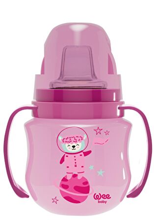 Wee Baby Galaxy Akıtmaz Alıştırma Bardağı 125 ml Pembe