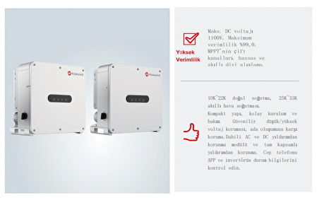 İNVERTÖR ONGRİD PWR/HS 10KTL 400V MPTT:2