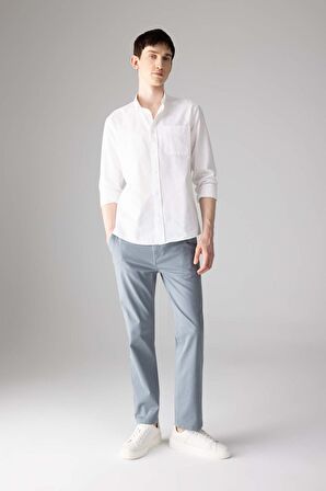 DeFacto Regular Fit Fermuar Cepli Düz Paça Gabardin Chino Kanvas Pantolon B2088AX24SPBE666