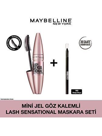 Maybelline New York Lash Sensational Yelpaze Etkili Siyah Maskara