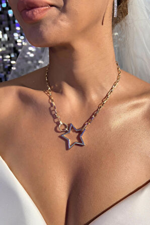 14 Ayar Altın Asteria Işığı Kolye (Doya Doya Moda 7. Hafta Ödülü)