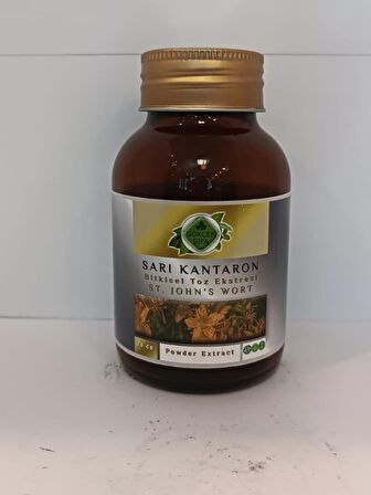 Sarı Kantaron Toz Ekstresi 70 Gr Cam Kavanoz