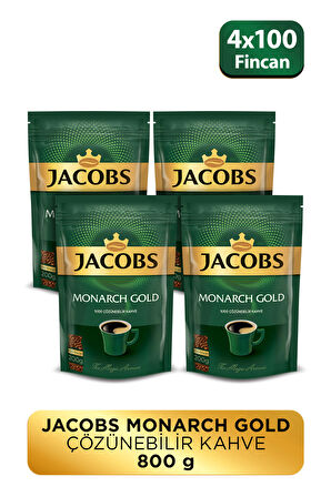 Jacobs Monarch Gold Granül Kahve 200 gram x 4 Adet